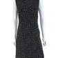 Diane Von Furstenberg Black Confetti Mini Dress Size 6