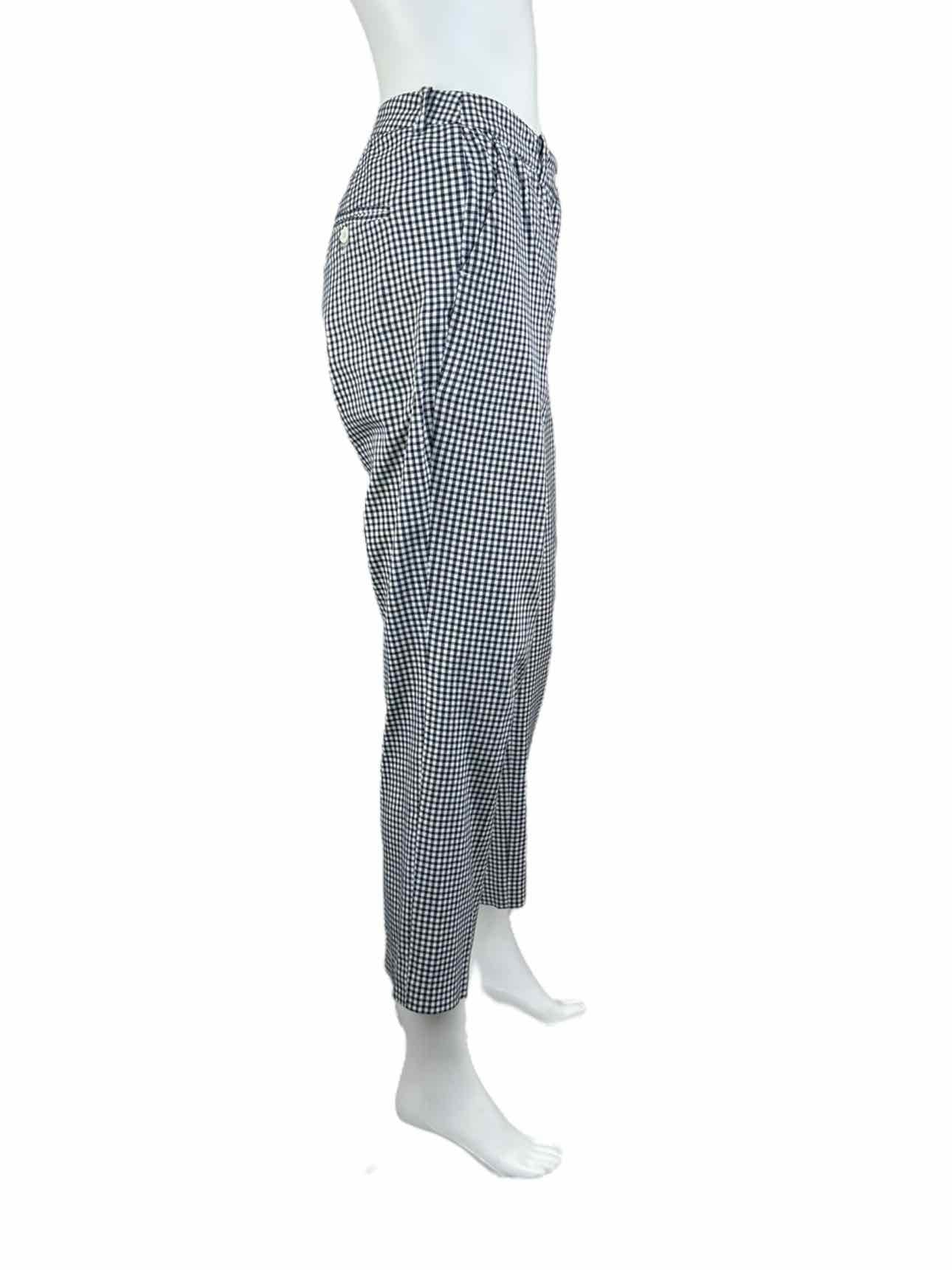 MICHAEL KORS Blue Gingham Check Pants Size 6