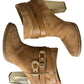 JIMMY CHOO Brown Suede Melba Booties Size 37