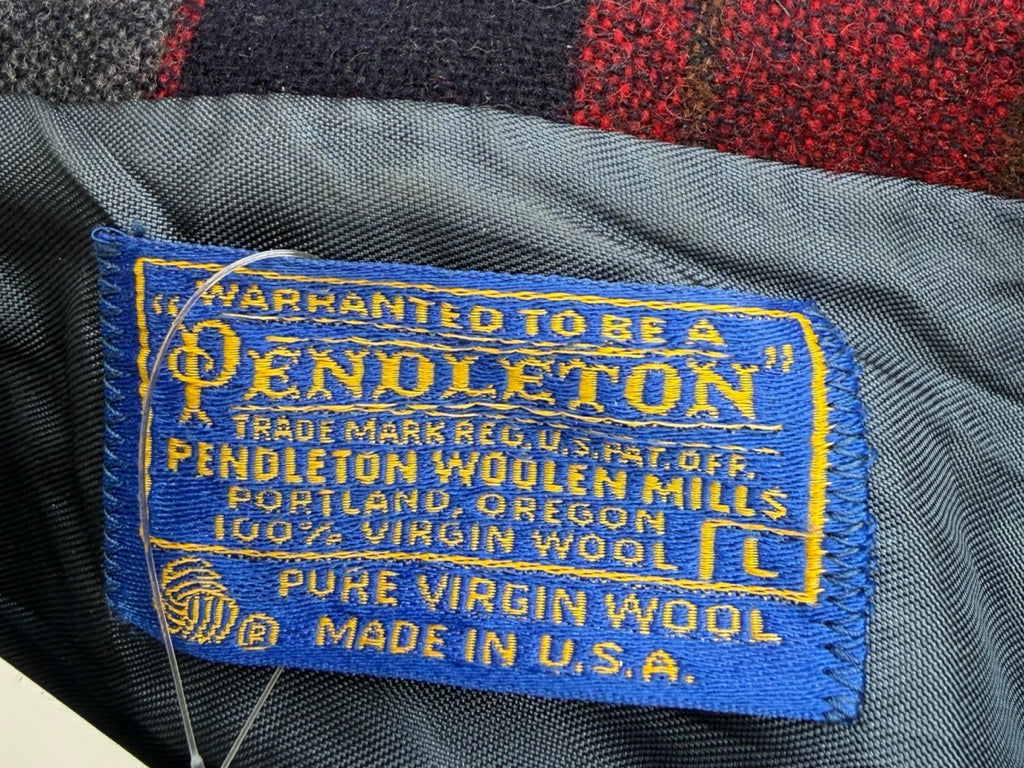 PENDLETON Vintage Red Pure Virgin Wool Blazer Size L