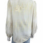 7 For All Mankind NWT White Printed Button-Down Size M