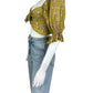 Spell & the Gypsy Green and Pink Blouse Size S