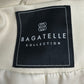 BAGATELLE Cream Vegan Leather Trench Coat Size S