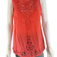 CYNTHIA ROWLEY100% Silk Coral Tank Size S