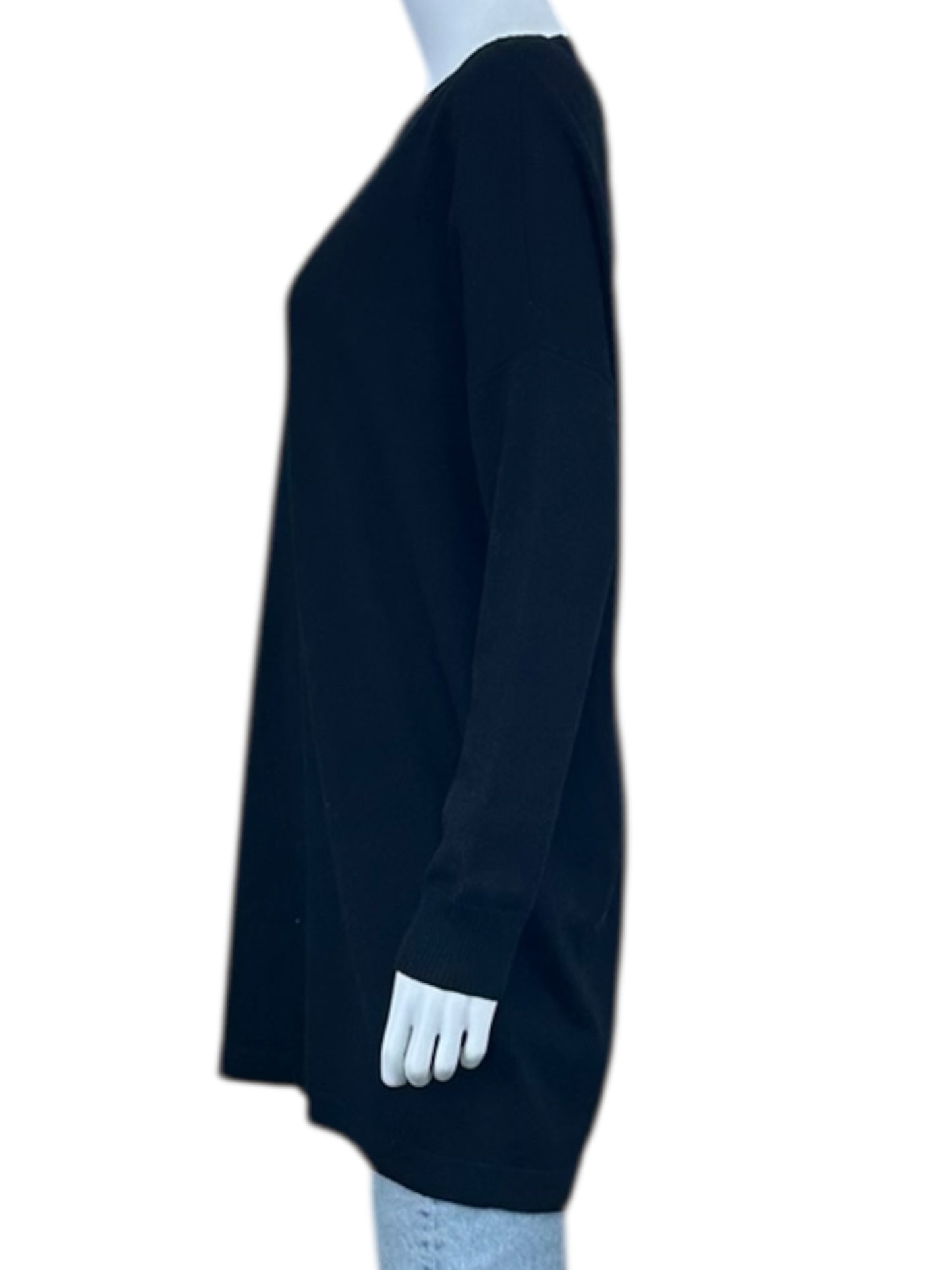 EILEEN FISHER Black Knit Dress- Casual Size M