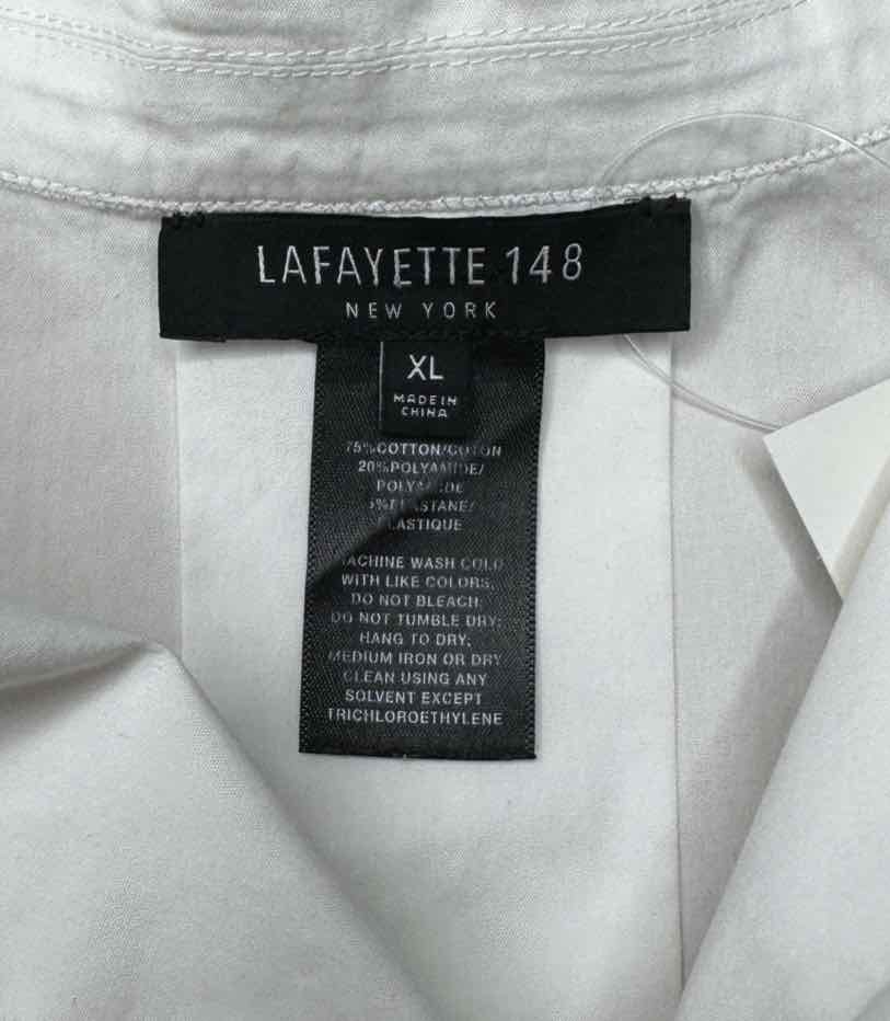 LAFAYETTE 148 NEW YORK White Button-down Tunic Size XL