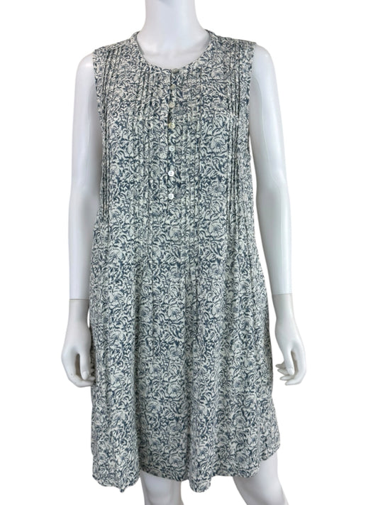 FAHERTY Blue Floral Isha Dress Size L