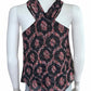 Isabel Marant Etoile Silk Print Halter Top Size 34