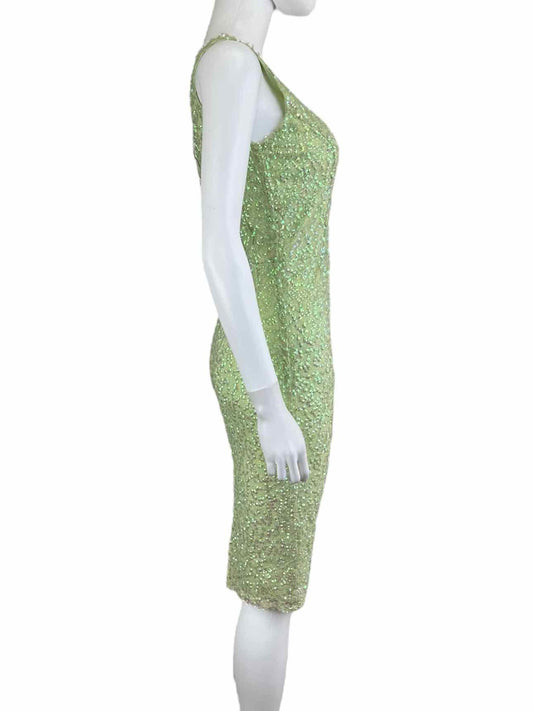 French Connection NWT Green Sequin Cocktail Dress Size 6