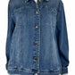 J. Jill Medium Wash Denim Jacket Size XL