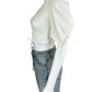 Port De Bras White Athletic Top Size S