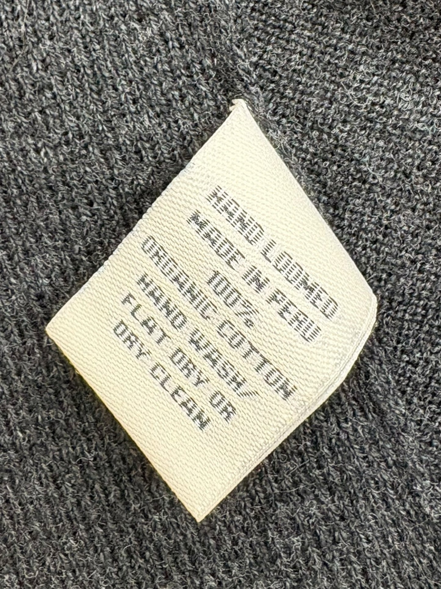 EILEEN FISHER Gray Handloomed Organic Cotton Sweater Cardigan Size S