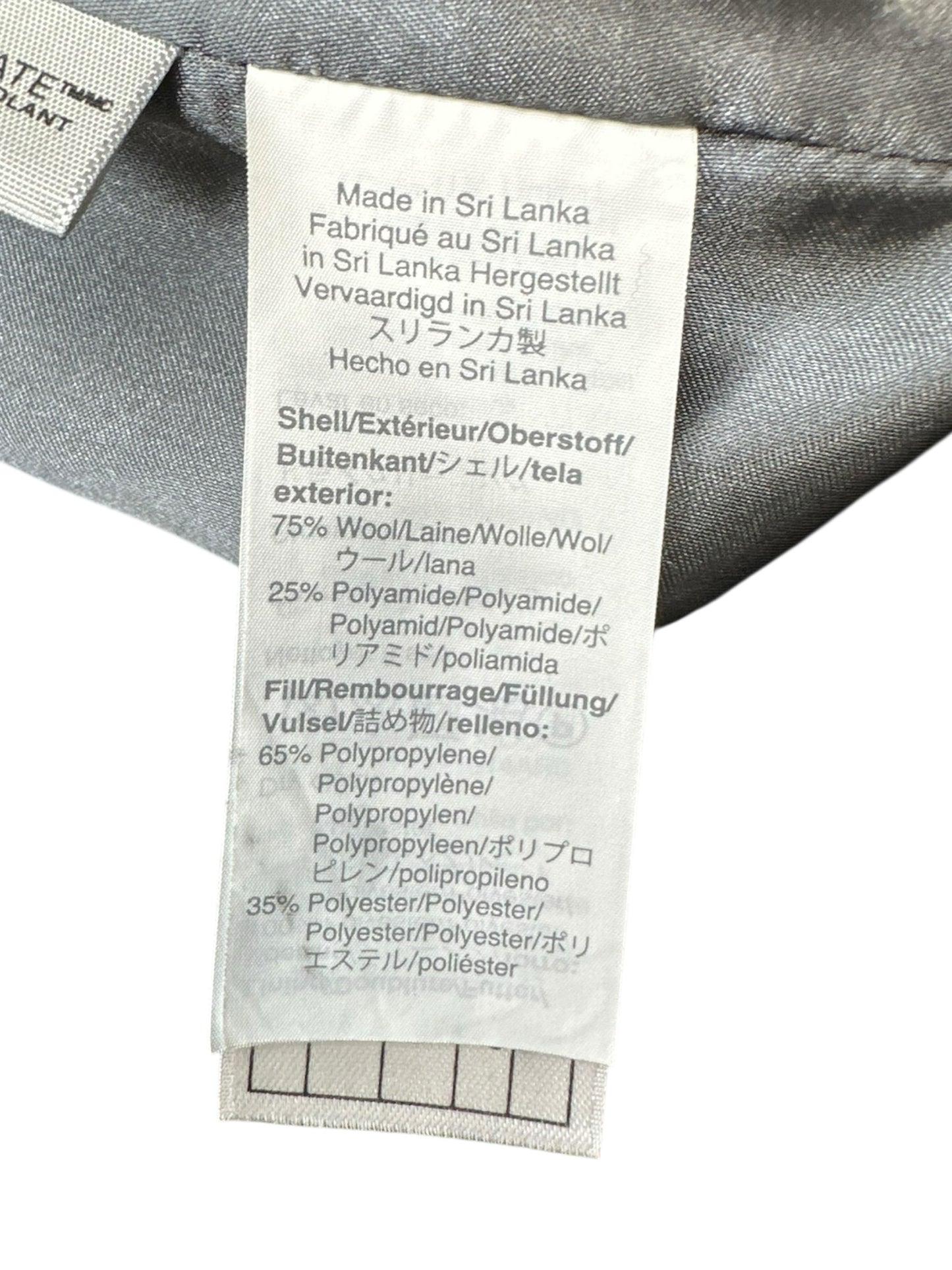 J. Crew Black Italian Double Cloth Wool Trench Size 2