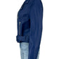 PISTOLA Electric Blue Vegan Leather Tracy Moto Jacket Size L