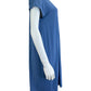 EILEEN FISHER Blue Knit Shirt Dress Size S