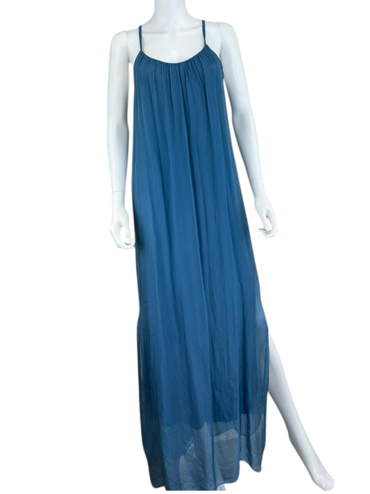 Gigi Moda Blue Maxi Dress Size O/S