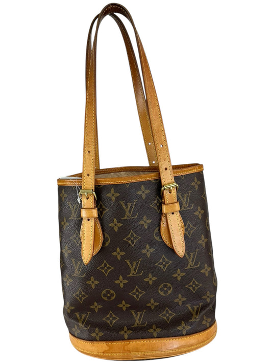louis vuitton Brown Petit Bucket Bag Designer Handbag