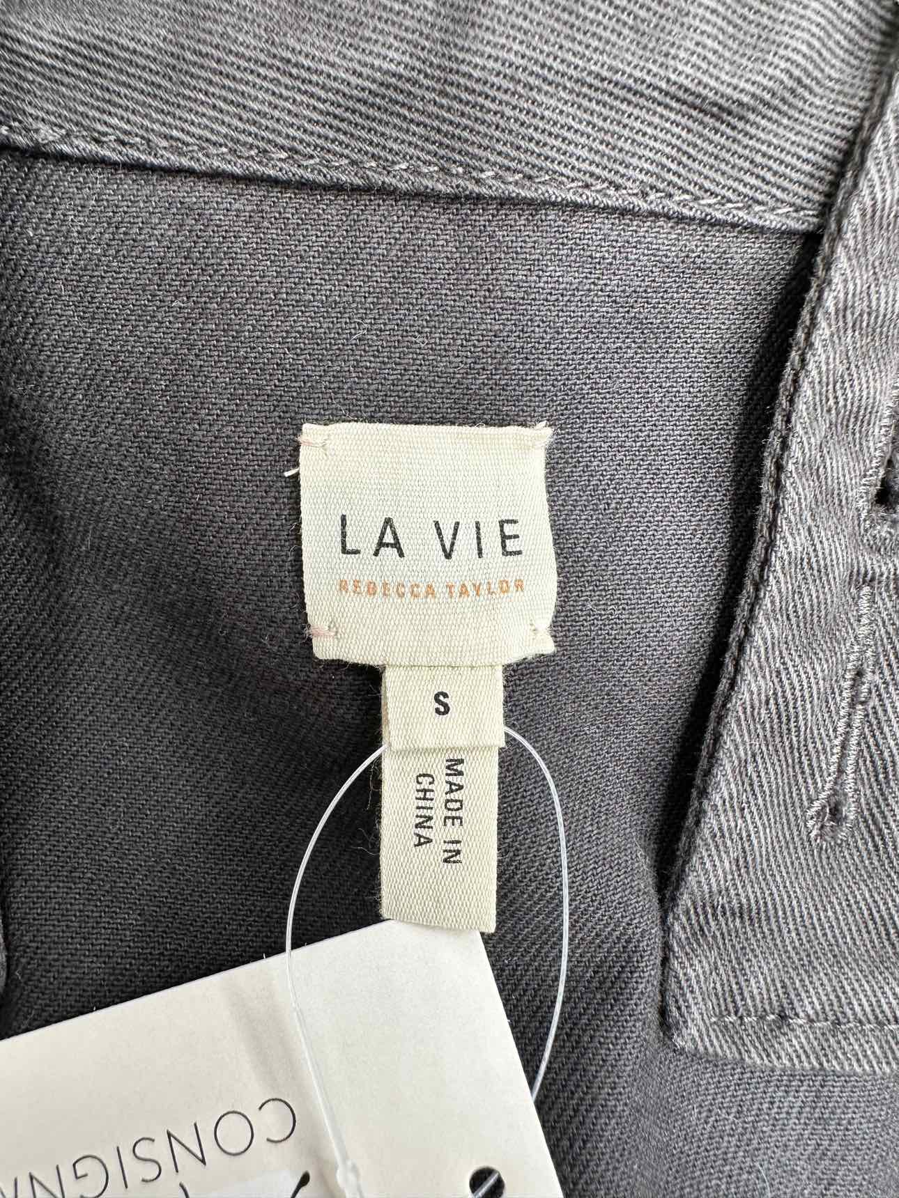 La Vie Charcoal Denim Jumpsuit Size S Tall