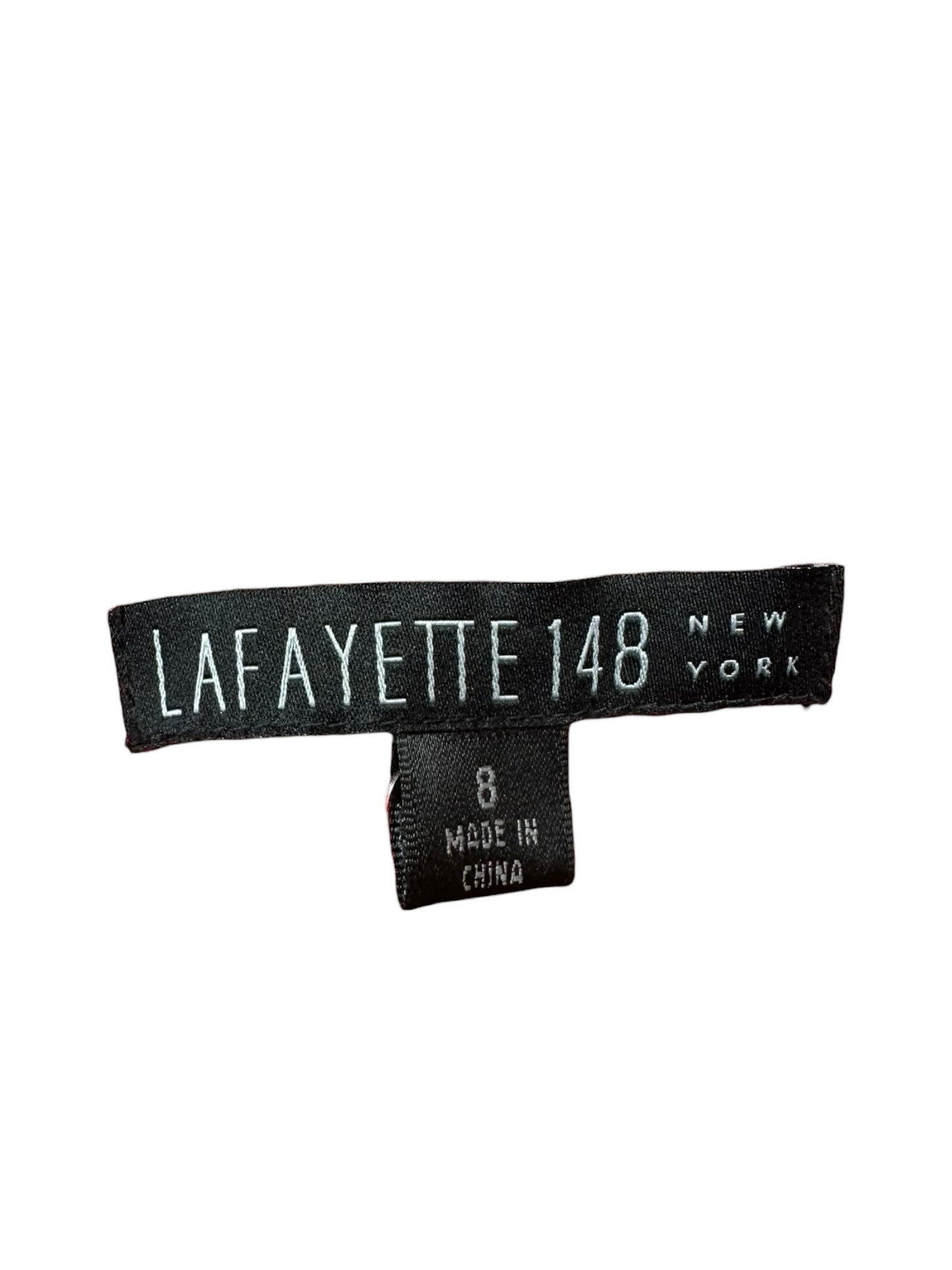 LAFAYETTE 148 NEW YORK Red Genuine Leather Jacket Size 8