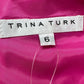 TRINA TURK Pink Brocade Mini Dress Size 6