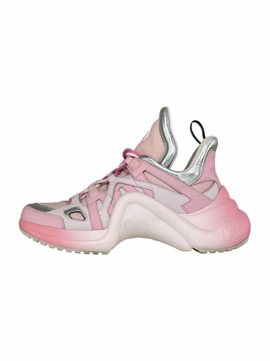 LOUIS VUITTON Pink Ombre ARCHLIGHT Sneaker Size 41