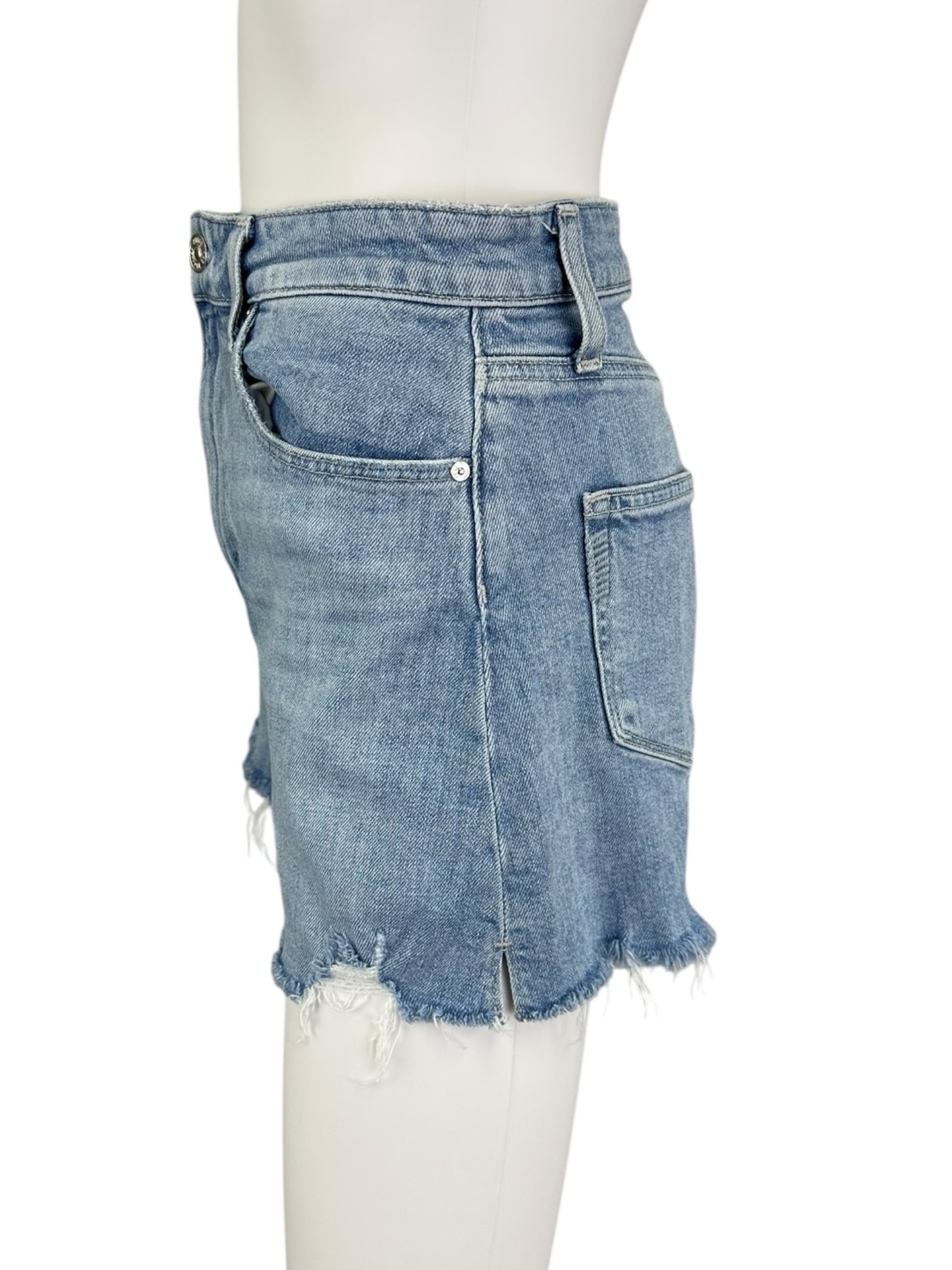 PAIGE Light Wash Denim Shorts Size 27