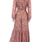 Z SUPPLY NWT Pink Floral Della Maxi Dress Size S