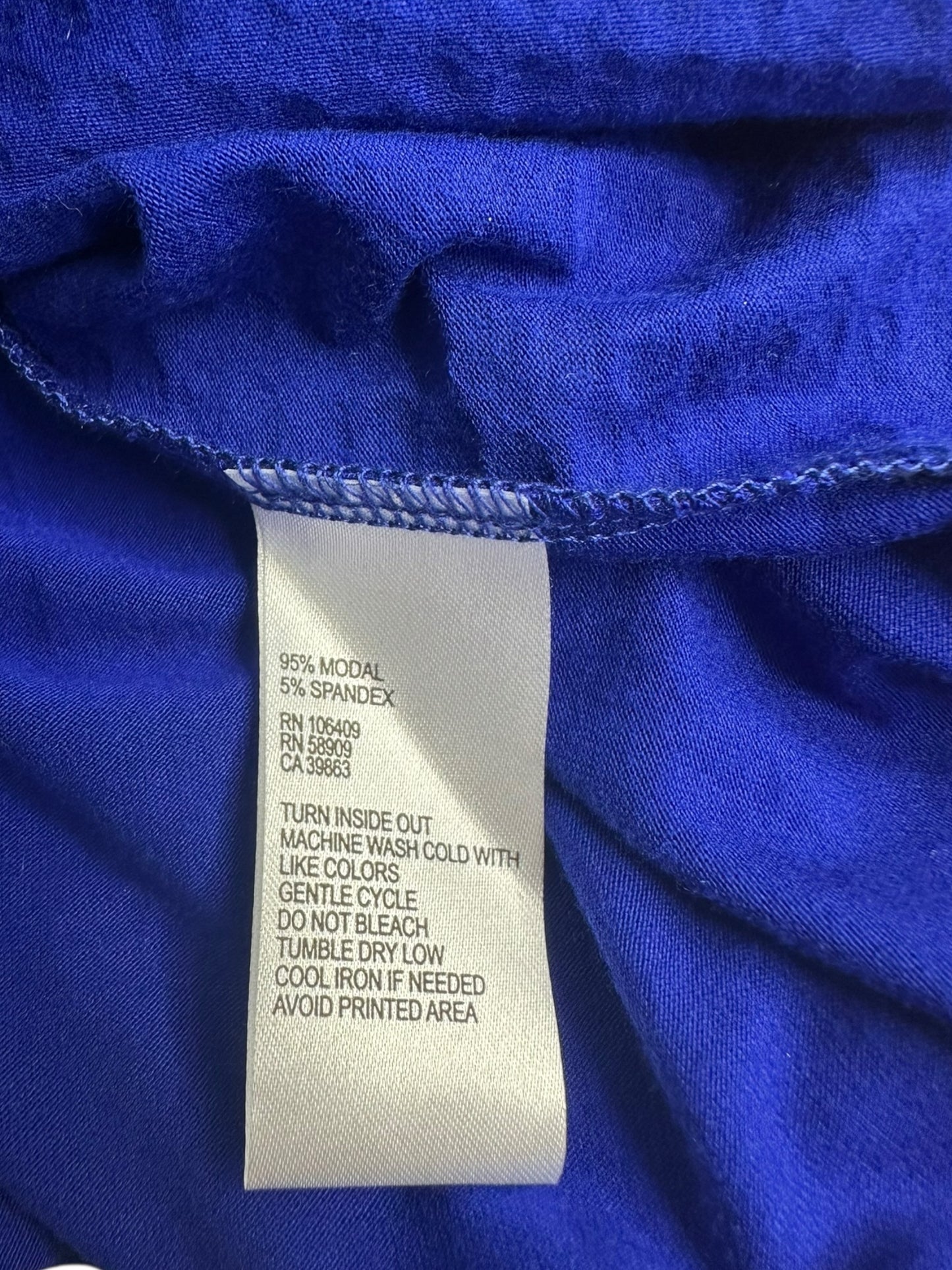 Isabella DeMarco NWT Navy Tank Size XL