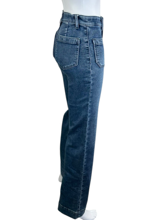 FAHERTY NWT Stretch Terry Patch Pocket Jeans Size 24