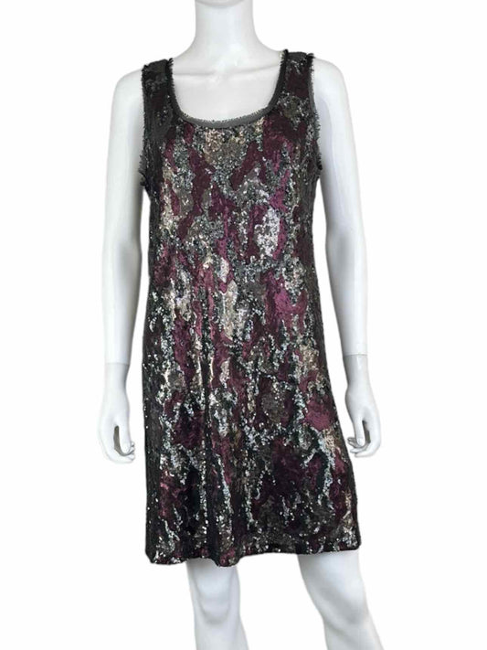 KUT from the Kloth Sequin Camo Cocktail Dress Size 6