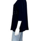 chicos NWT Navy Travelers Corset Cardigan Size S