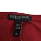 EILEEN FISHER Burgundy 100% Silk Tank Size 2X