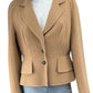 ESCADA Tan 100% Virgin Wool Blazer Size 40