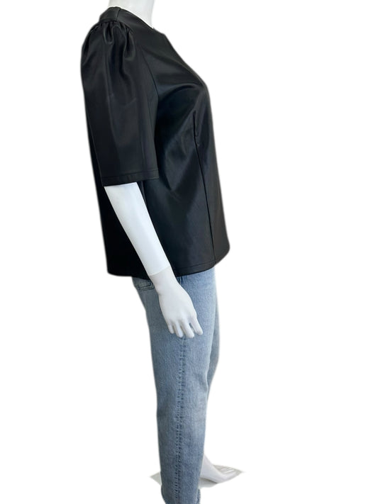 Ann Taylor Black Blouse Size M