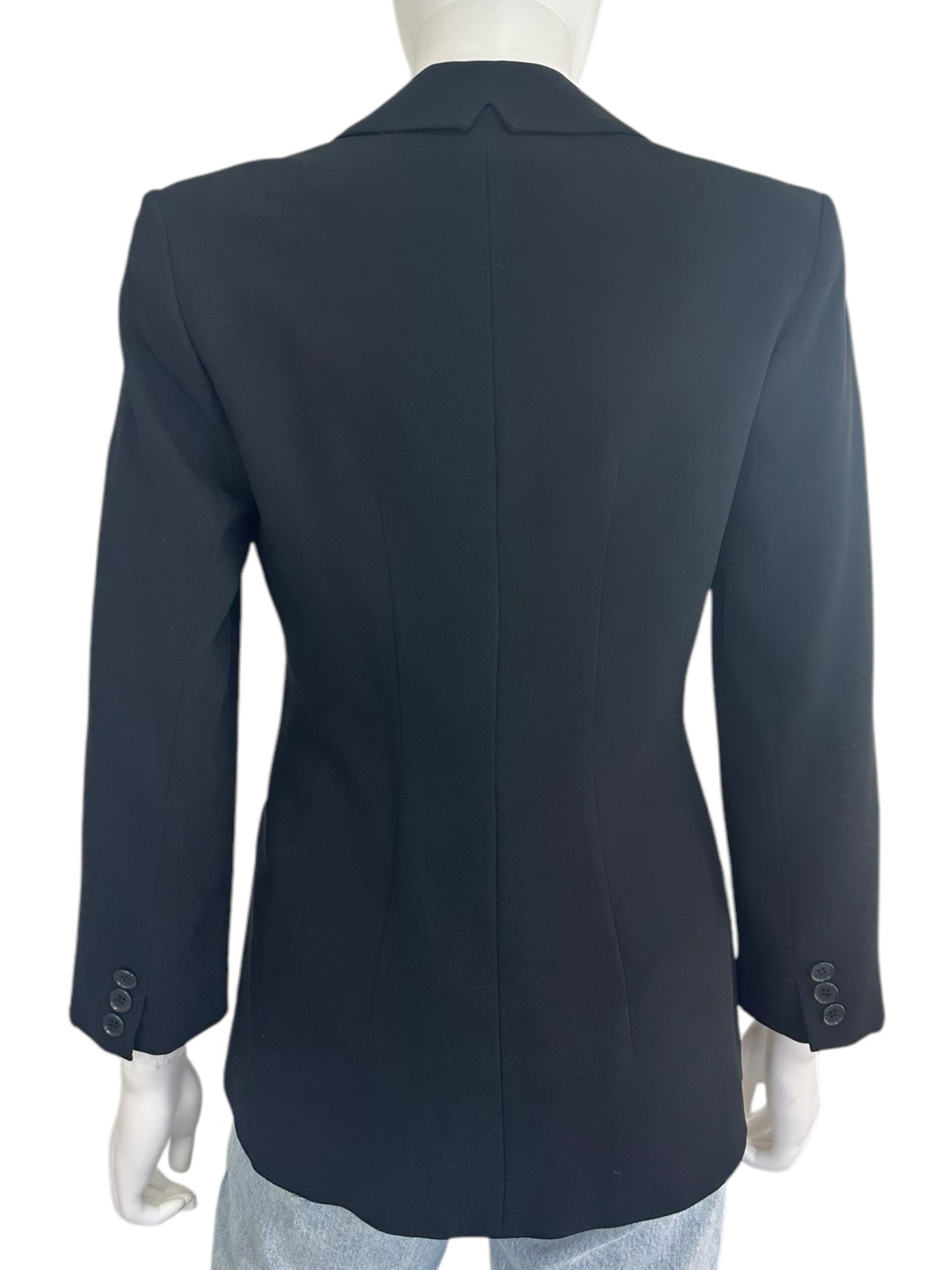 Ann Taylor Black Collared Blazer Size XS