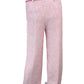 maje Pink Pirose Tweed Wide Leg Trousers Size 36