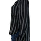 Chelsea & Violet NWT Black Striped Button Down Shirt Size M