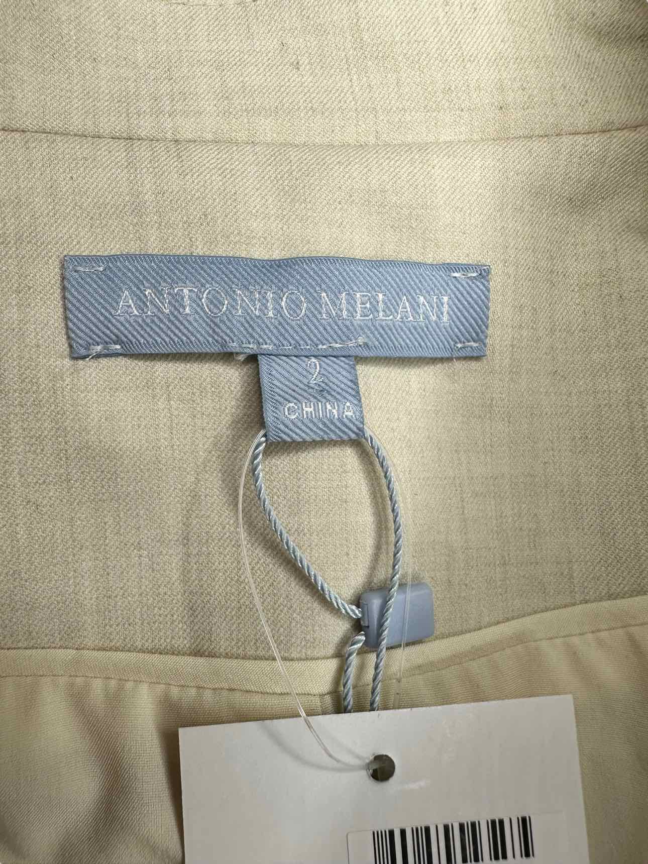 ANTONIO MELANI Cream Blazer Size 2