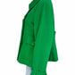 WORTHINGTON Wool Blend Green Pea Coat Size L