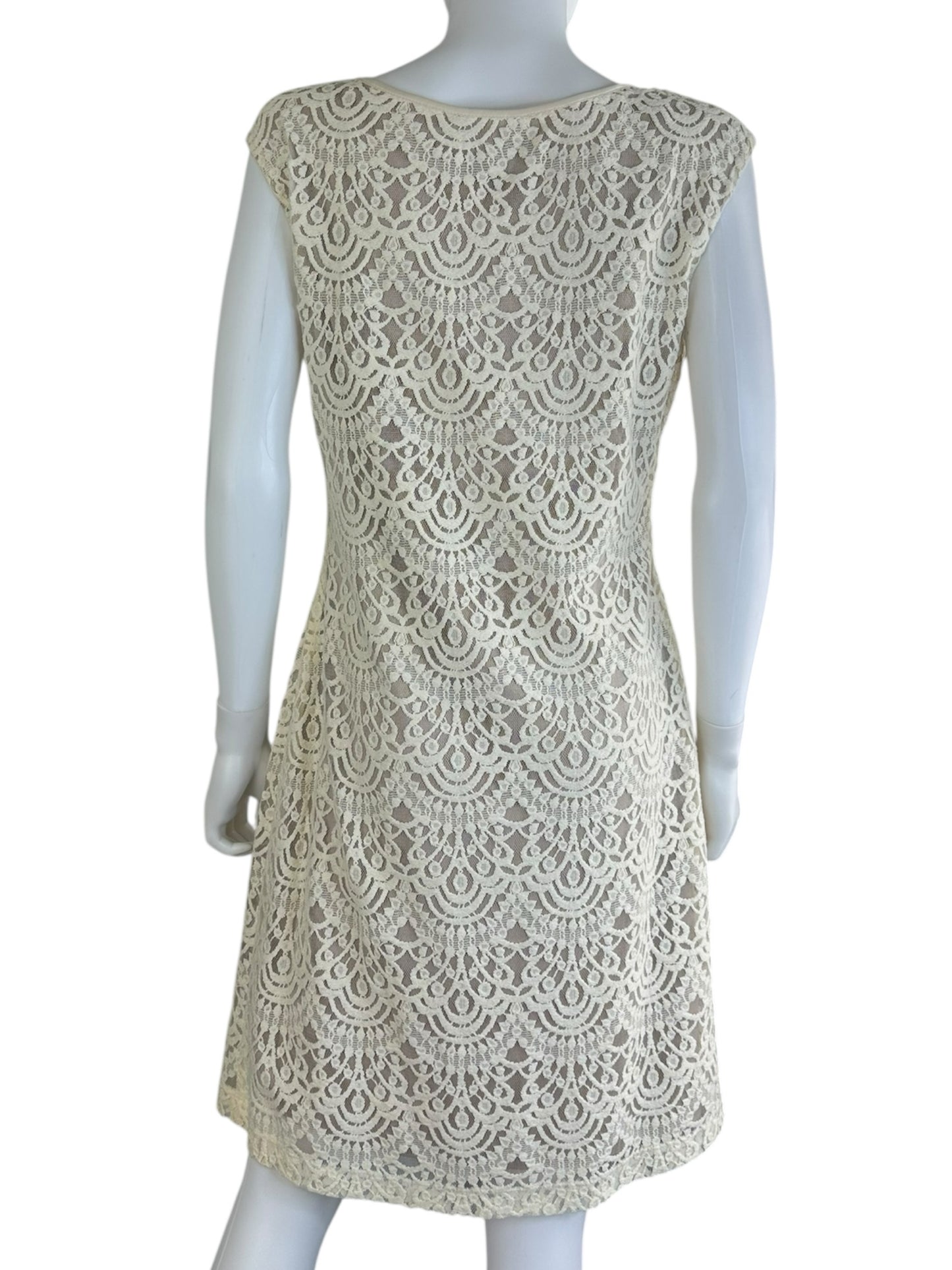 Jessica Howard NWT Ivory Lace Mini Dress Size 10