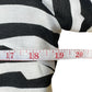 GRACE CHUANG Black Striped Pullover Size M