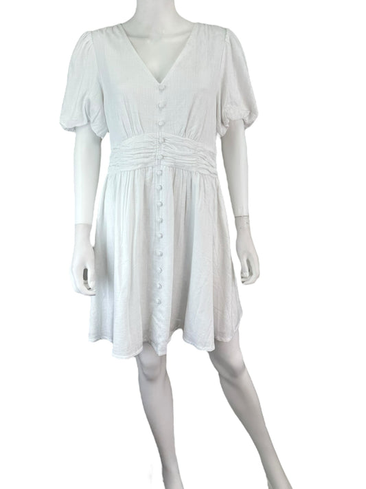 LOFT White Mini Dress Size 8