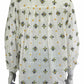 anthropologie White Embroidered Button-Down Size XS