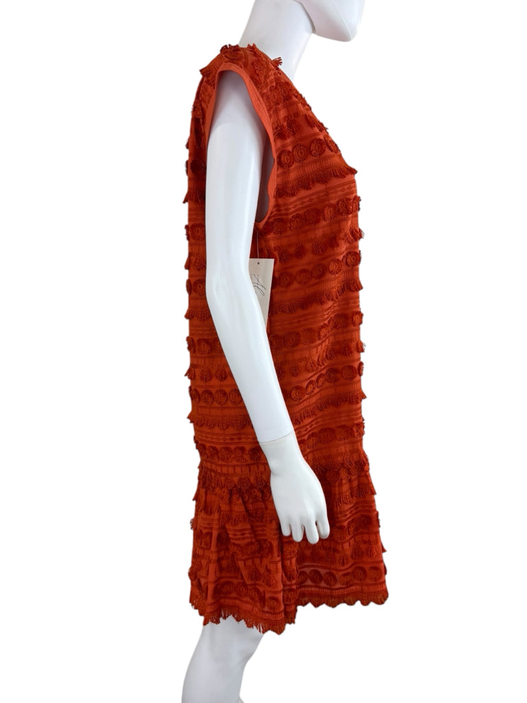 Marie Oliver Orange Herra Mini Dress Size M