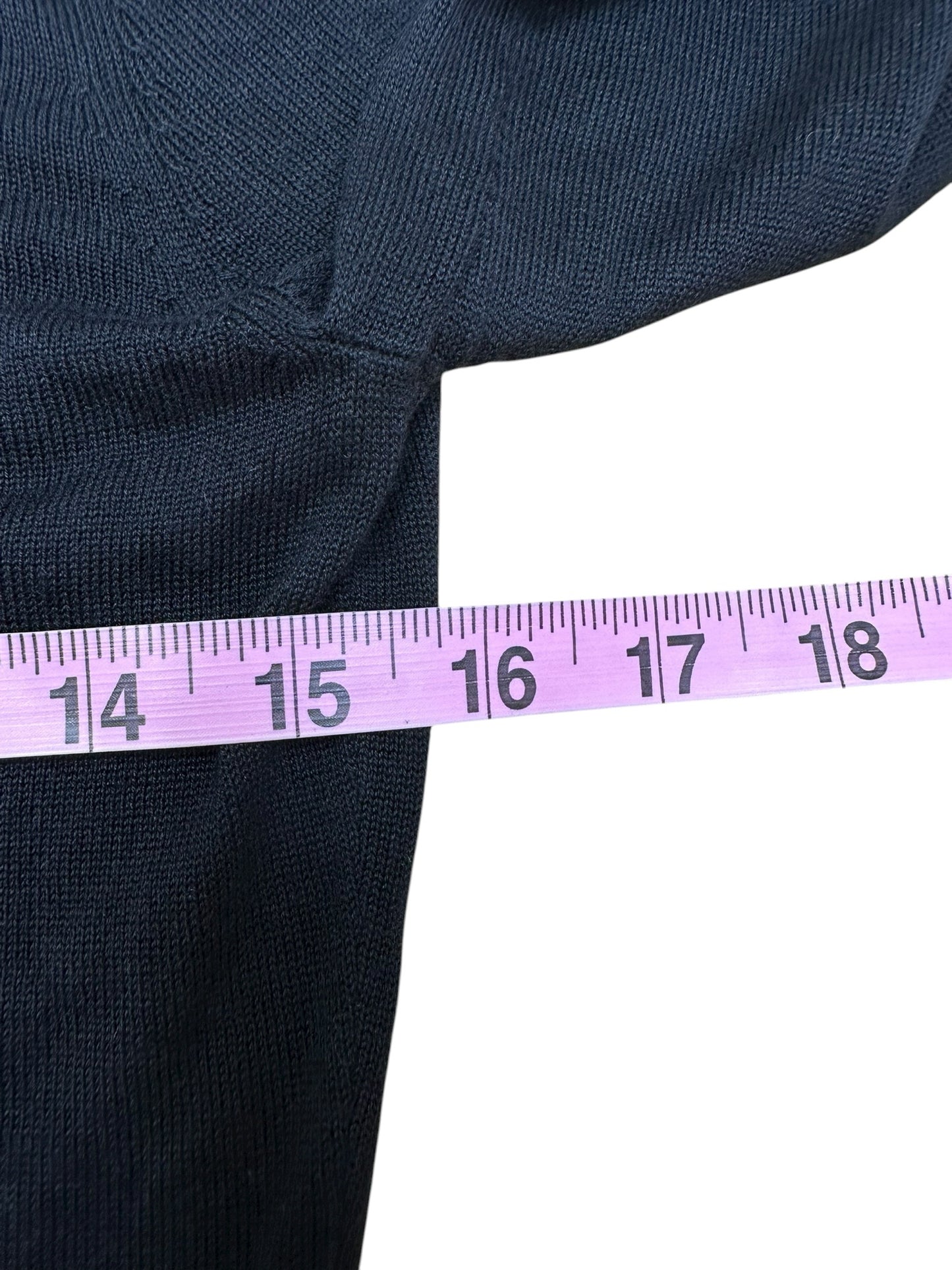 CYNTHIA ROWLEY NWT Black Crewneck Sweater Size S