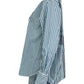 boden Blue and White Pinstripe Button Down NWT Size 6