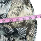 Cabi Black And White Sheer Button-Down Size XS