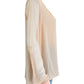 ELIE TAHARI 100% Silk Pink Button-Down Size M