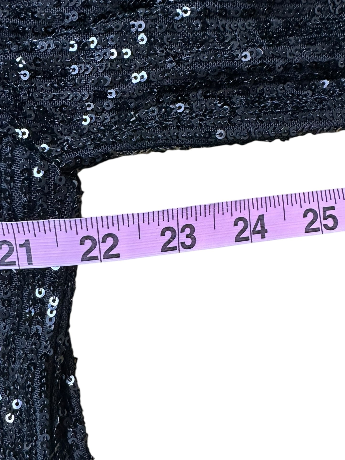 Calvin Klein Black Sequin Button-Down Shirt Size M