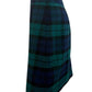 J. Crew Blue Tartan Plaid Pencil Skirt Size 14